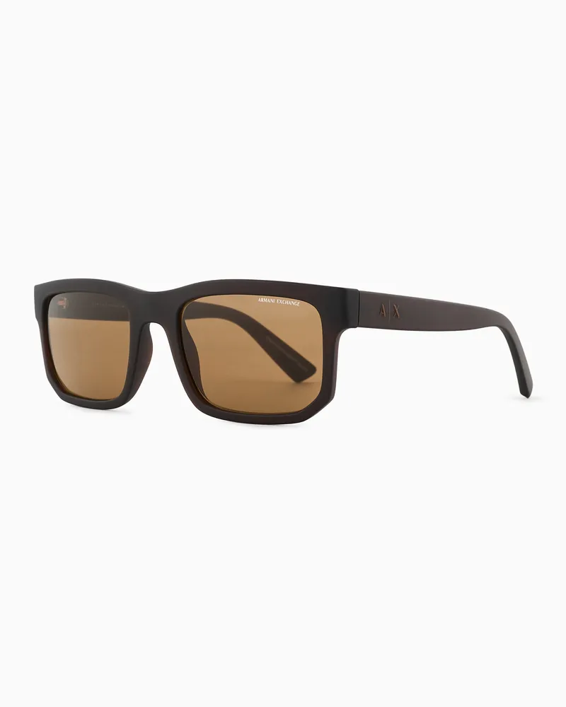 Armani Exchange Occhiali da sole donna forma cat eye Arancione
