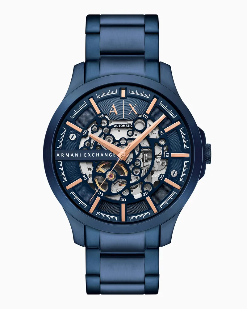 Armani Exchange Orologio automatico in acciaio inossidabile blu Multicolore