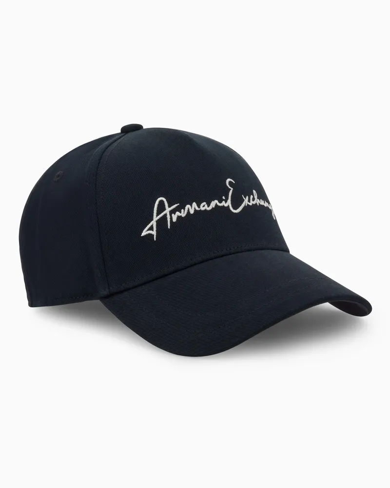Armani Exchange Cappello da sole con visiera Blu