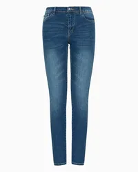 Armani Exchange OFFICIAL STORE Jeans J01 Super Skinny Fit In Denim Stretch Blu