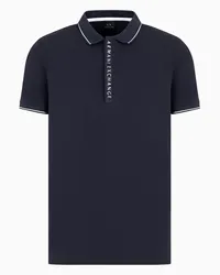 Armani Exchange OFFICIAL STORE Polo Con Logo A Contrasto Blu