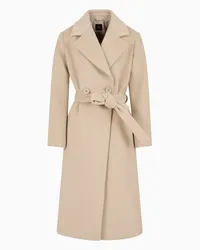 Armani Exchange OFFICIAL STORE Cappotto In Panno Beige