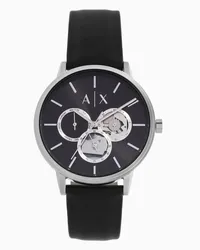 Armani Exchange OFFICIAL STORE Orologi Cinturino In Pelle Nero