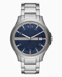 Armani Exchange OFFICIAL STORE Orologio In Acciaio Inossidabile A Tre Lancette Con Datario Argento