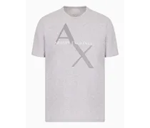Armani Exchange OFFICIAL STORE T-shirt Regular Fit In Jersey Grigio