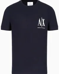 Armani Exchange OFFICIAL STORE T-shirt Regular Fit In Jersey Blu