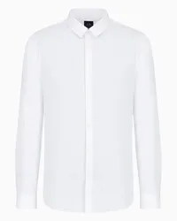 Armani Exchange OFFICIAL STORE Camicia In Popeline Bianco