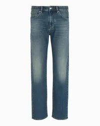 Armani Exchange OFFICIAL STORE Jeans Gamba Dritta Blu