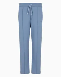 Armani Exchange OFFICIAL STORE Pantaloni Jogger In French Terry Di Cotone Asv Azzurro