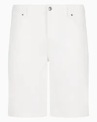 Armani Exchange OFFICIAL STORE Shorts In Denim Bianco