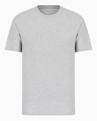 Armani Exchange OFFICIAL STORE T-shirt Regular Fit In Jersey Grigio