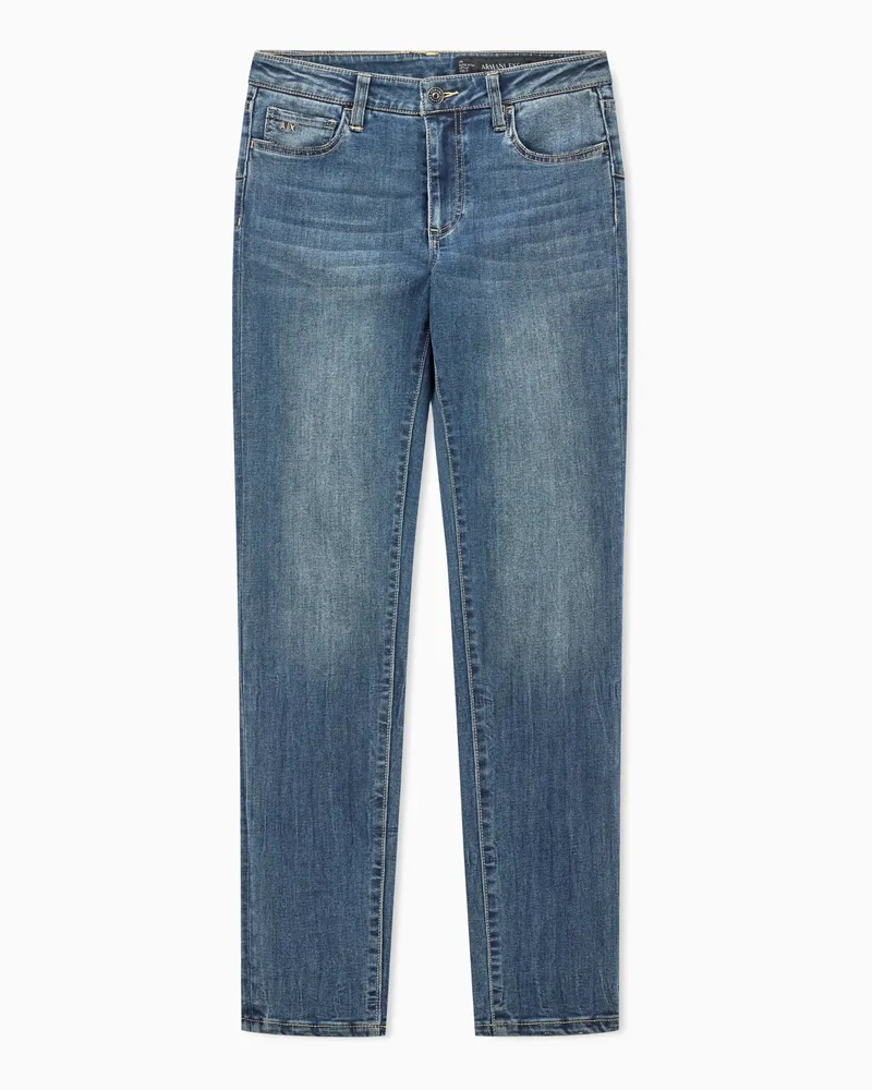 Armani Exchange Jeans denim skinny stretch a 5 tasche Blu