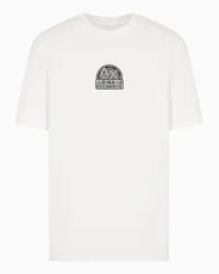 Armani Exchange OFFICIAL STORE T-shirt Regular Fit Bianco