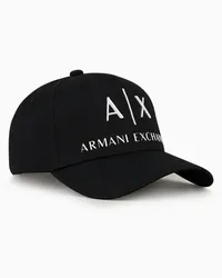 Armani Exchange OFFICIAL STORE Cappello Con Visiera Con Logo Nero