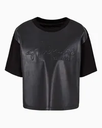 Armani Exchange OFFICIAL STORE T-shirt Cropped Nero