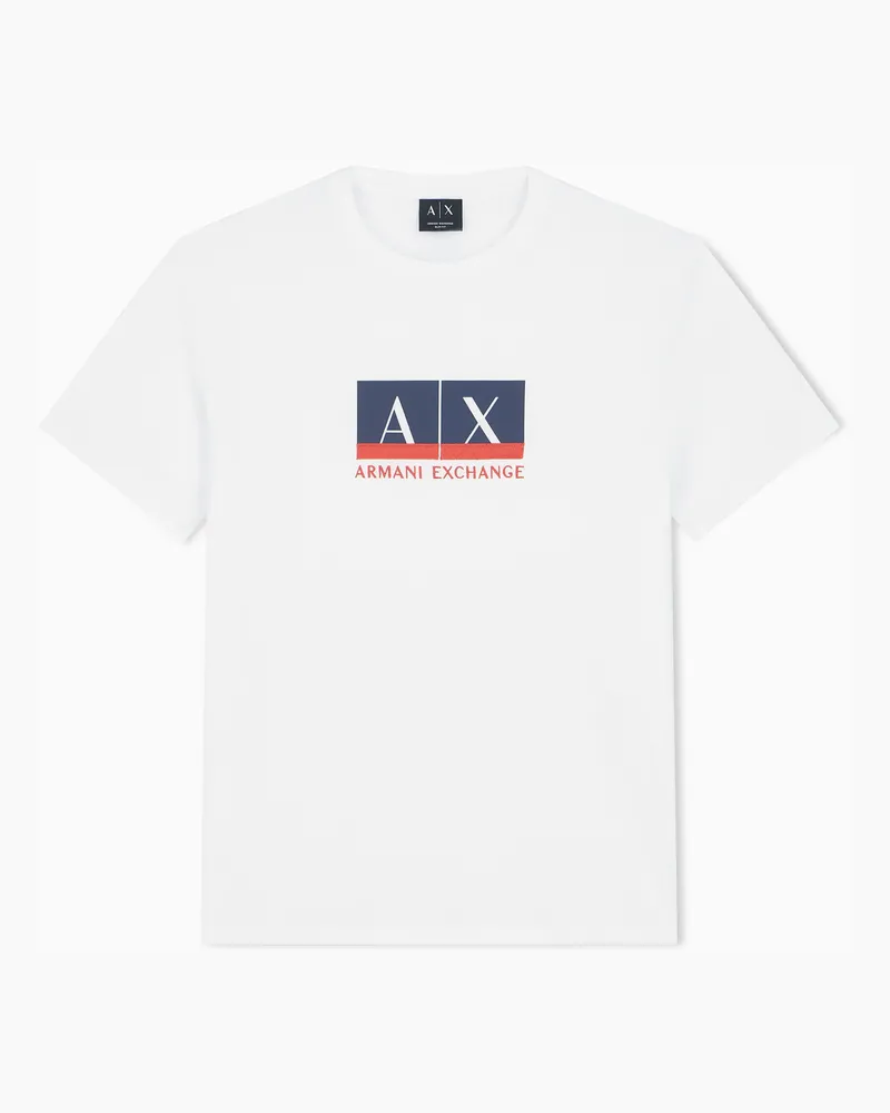 Armani Exchange T-shirt slim fit Bianco