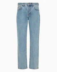 Armani Exchange OFFICIAL STORE Jeans J16 Straight Fit In Cotone Non Stretch Asv Blu