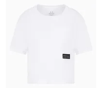 OFFICIAL STORE T-shirt Cropped In Cotone Organico Asv