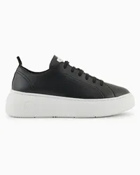 Armani Exchange OFFICIAL STORE Sneakers Chunky In Pelle Nero