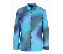 Armani Exchange OFFICIAL STORE Camicie Casual Azzurro