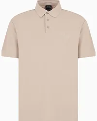 Armani Exchange OFFICIAL STORE Polo Regular Fit In Cotone Organico Asv Beige