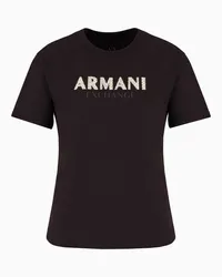 Armani Exchange OFFICIAL STORE T-shirt Regular Fit Nero