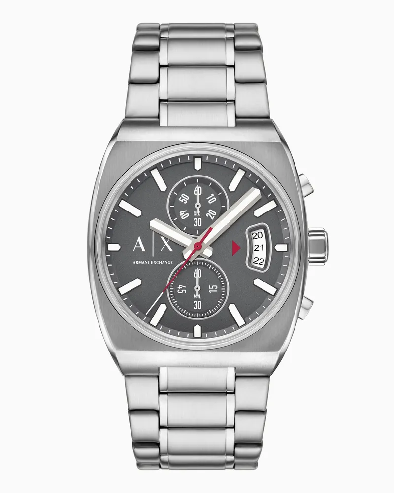 Armani Exchange Orologio cronografo in acciaio inossidabile Multicolore