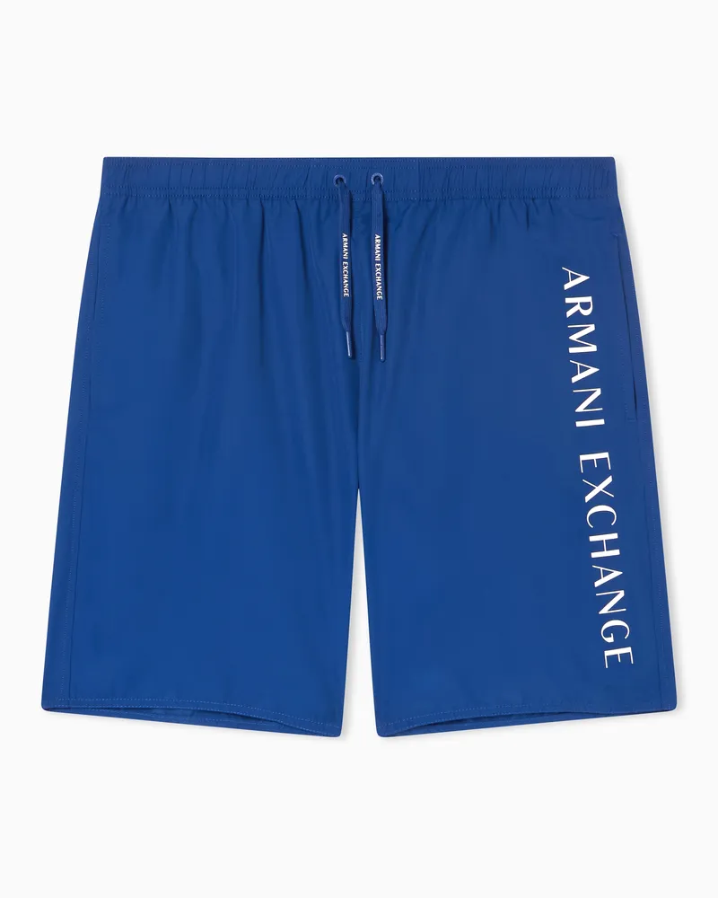 Armani Exchange Boxer da mare Blu