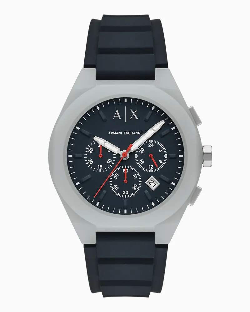 Armani Exchange Orologio Sync Cronografo in silicone grigio Multicolore