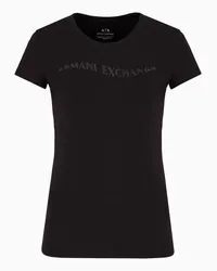 Armani Exchange OFFICIAL STORE T-shirt Slim Fit Nero