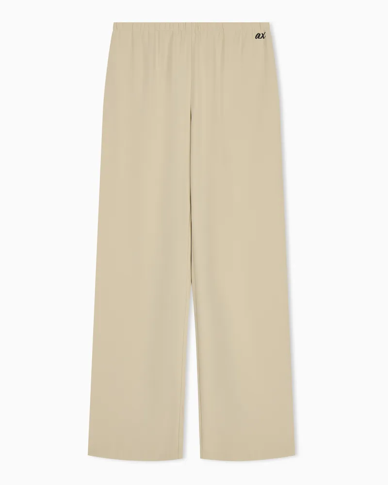 Armani Exchange Pantaloni in twill riciclato Beige