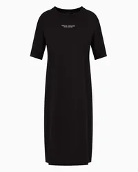 Armani Exchange OFFICIAL STORE T-dress Con Logo Nero