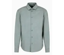 OFFICIAL STORE Camicia Slim Fit In Misto Cotone Jacquard