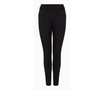 OFFICIAL STORE Leggings In Tessuto Stretch Con Zip
