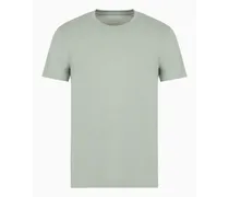 Armani Exchange OFFICIAL STORE T-shirt Regular Fit In Cotone Pima Verde