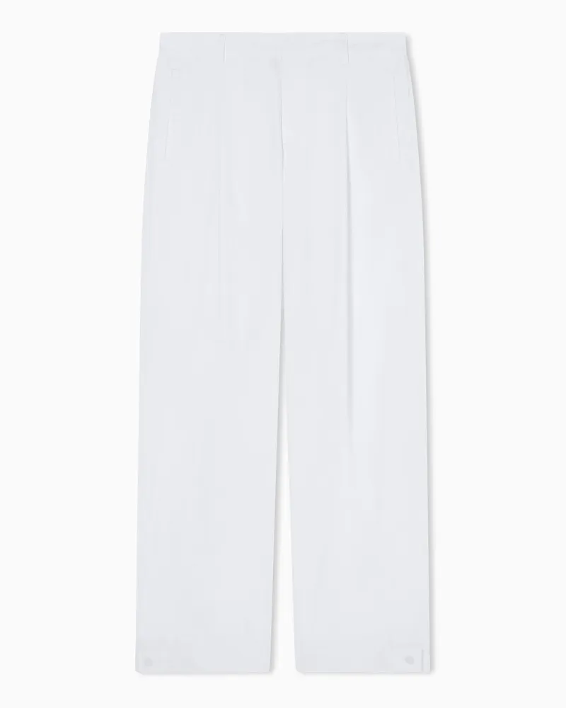 Armani Exchange Pantaloni Chino in cotone Bianco
