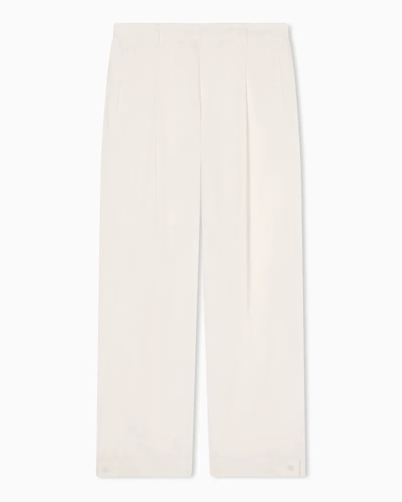 Armani Exchange Pantaloni Chino in cotone Bianco