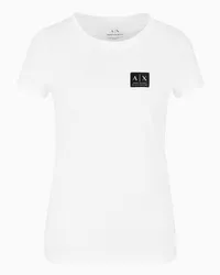 Armani Exchange OFFICIAL STORE T-shirt Slim Fit Bianco