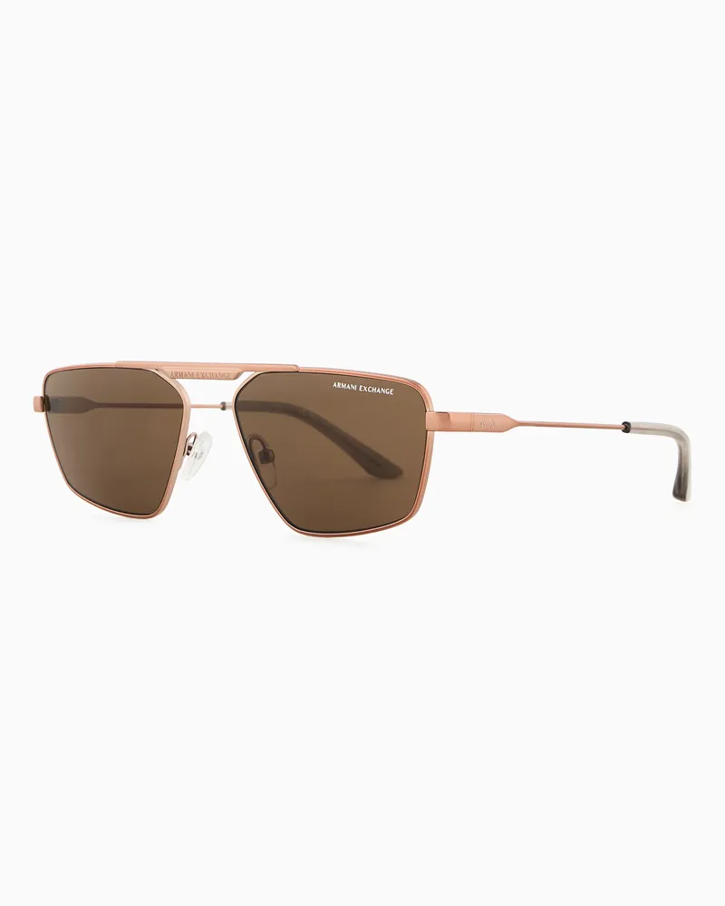 Armani Exchange Occhiali da sole unisex forma irregolare 