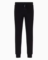 Armani Exchange OFFICIAL STORE Pantaloni Jogger In Cotone French Terry Nero