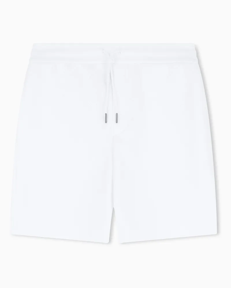 Armani Exchange Bermuda Jacquard Stretch Modern Comfort Bianco