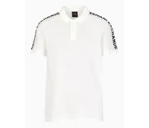 Armani Exchange OFFICIAL STORE Polo In Piquet Con Tape Logo Bianco