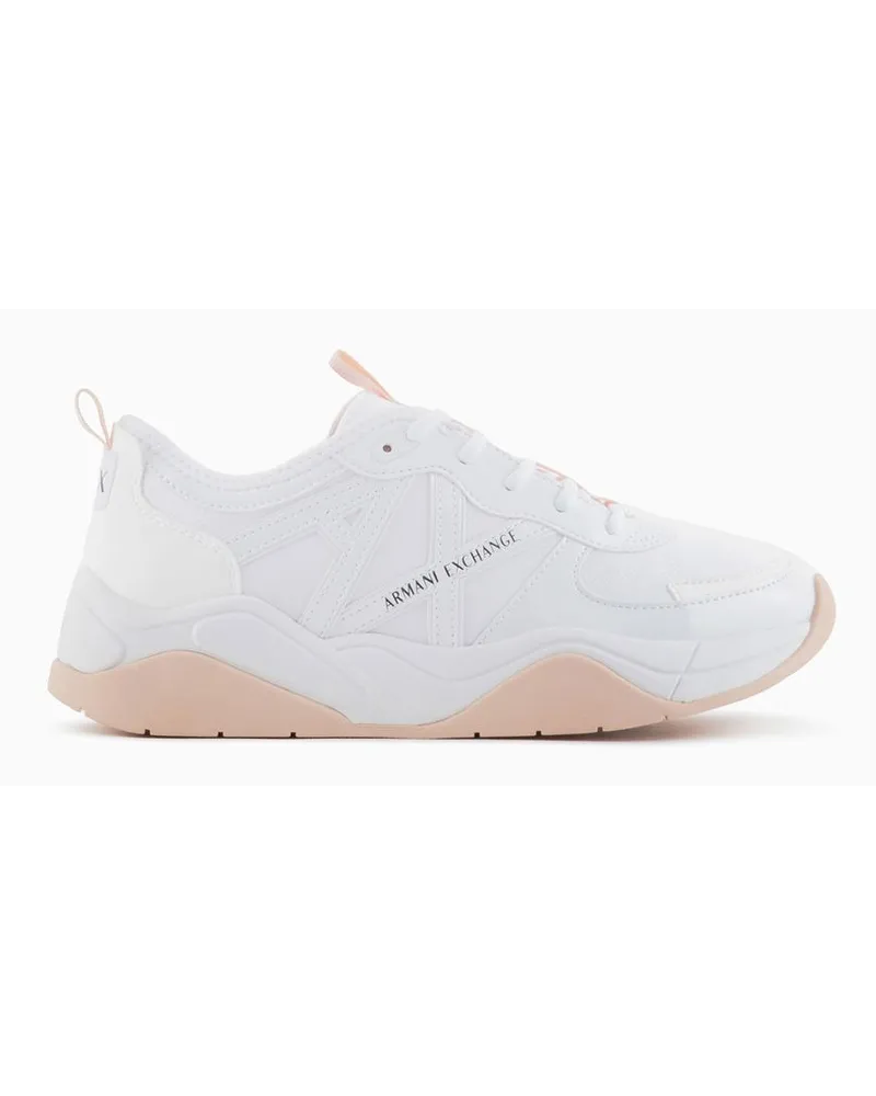 Armani Exchange OFFICIAL STORE Sneakers Chunky Con Logo Rosa