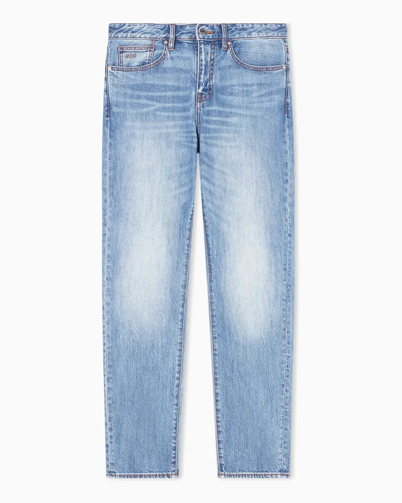 Armani Exchange Skinny Jeans in Denim Stretch Lavaggio Blu Classico Blu