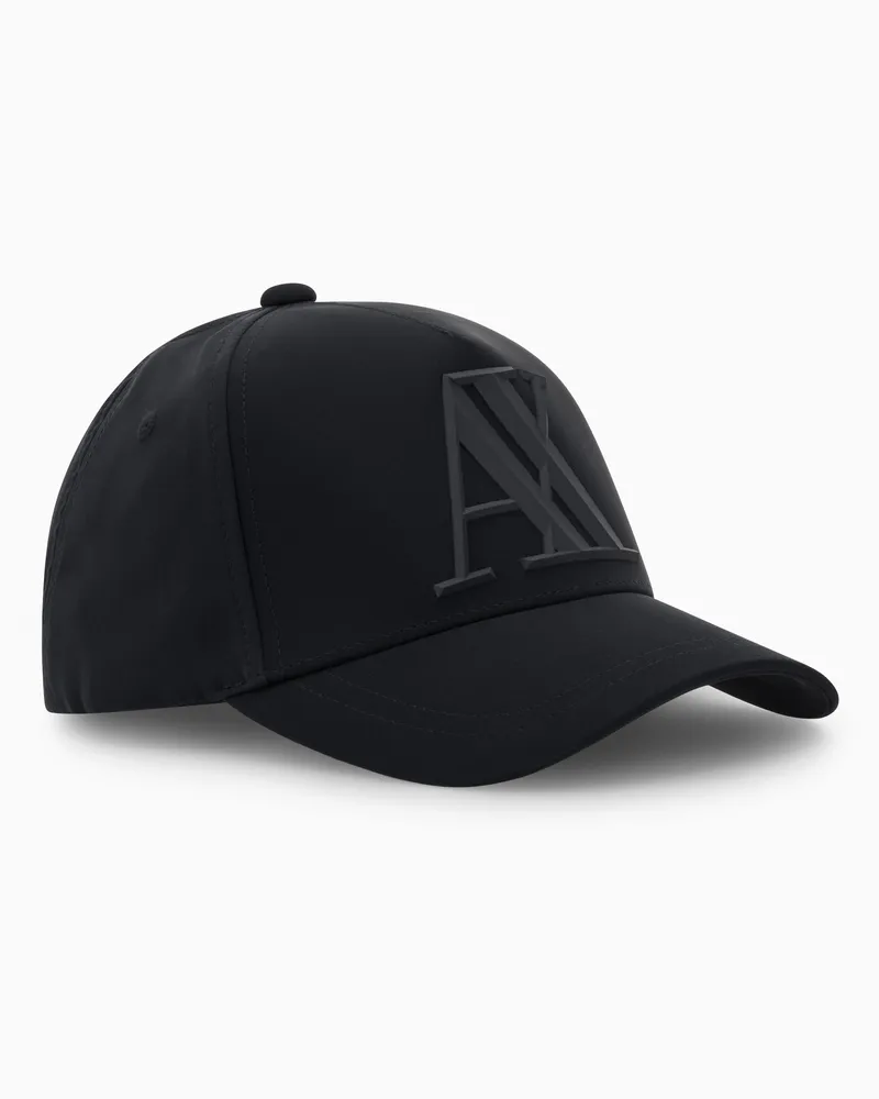 Armani Exchange Cappello con visiera e logo Nero