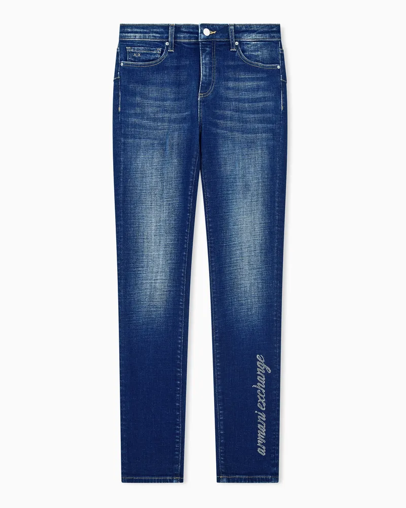 Armani Exchange Jeans super skinny Blu
