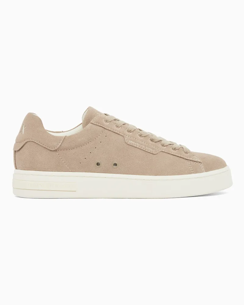 Armani Exchange Sneakers in tessuto tecnico Beige