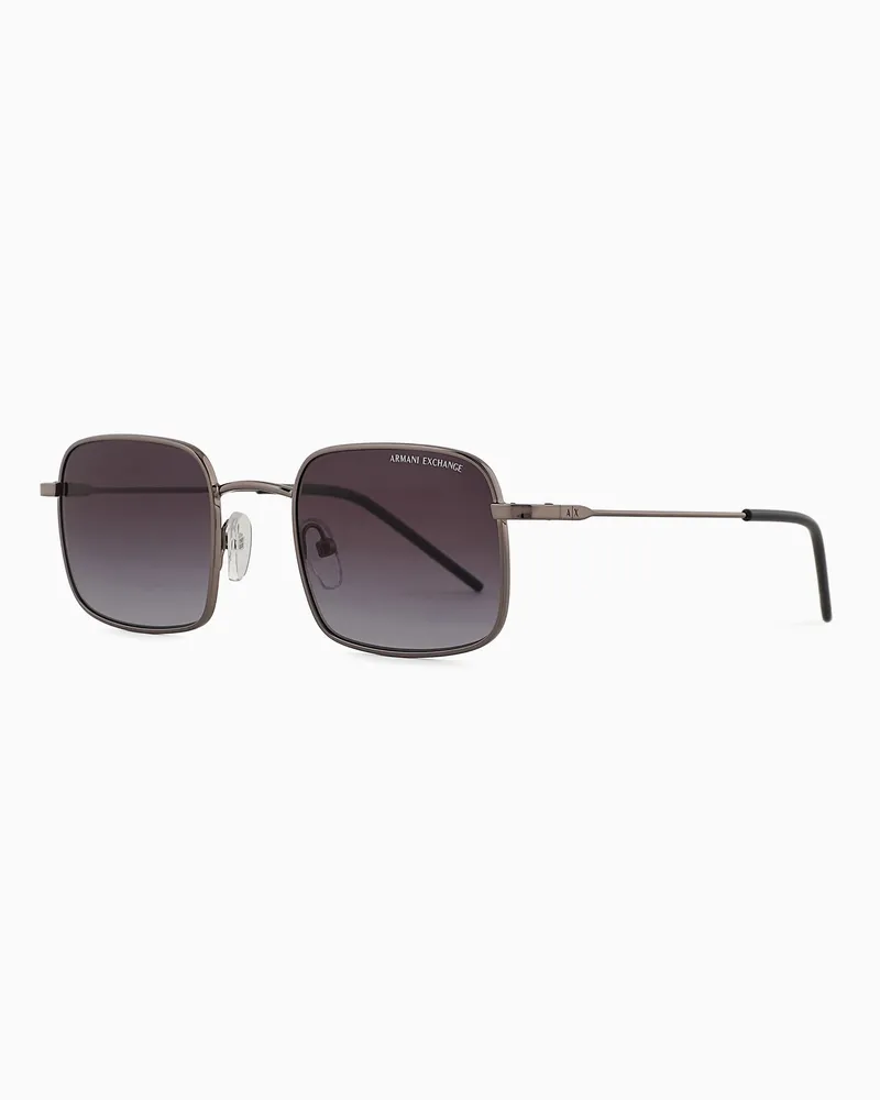 Armani Exchange Occhiali da sole donna forma pilot Grigio