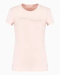 Armani Exchange OFFICIAL STORE T-shirt Slim Fit Rosa