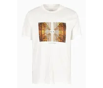 OFFICIAL STORE T-shirt Regular Fit In Cotone Con Stampa Fotografica